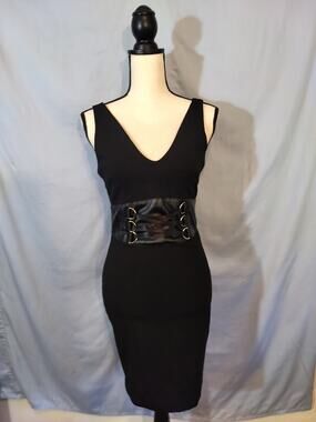 Lette Black Bodycon Dress